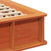 vidaXL Bedframe Wasbruin 140 x 200 cm Massief grenenhout