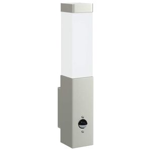 vidaXL Buiten Wandlamp Zilver 10.5 x 6 x 33 cm