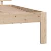 vidaXL Bedframe massief hout 90x190 cm