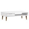 vidaXL Salontafel MOLDE 100x55x31 cm massief grenenhout wit