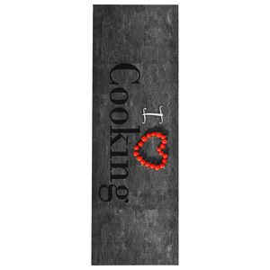 vidaXL Keukenmat wasbaar Cooking 60x180 cm