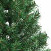 vidaXL Kunstmatig Voorverlicht Kerstboom met 300 LED Groen 180 cm PVC