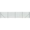 vidaXL Draadgaashek met flens 2,2x10 m groen