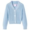 Kindervest gebreid 128 blauw
