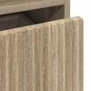 vidaXL Nachtkastje 2 pcs Sonoma eiken 49 x 36 x 61 cm Bewerkt hout