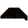 vidaXL Traptreden 16 st 110x25x2 cm massief eikenhout donkerbruin