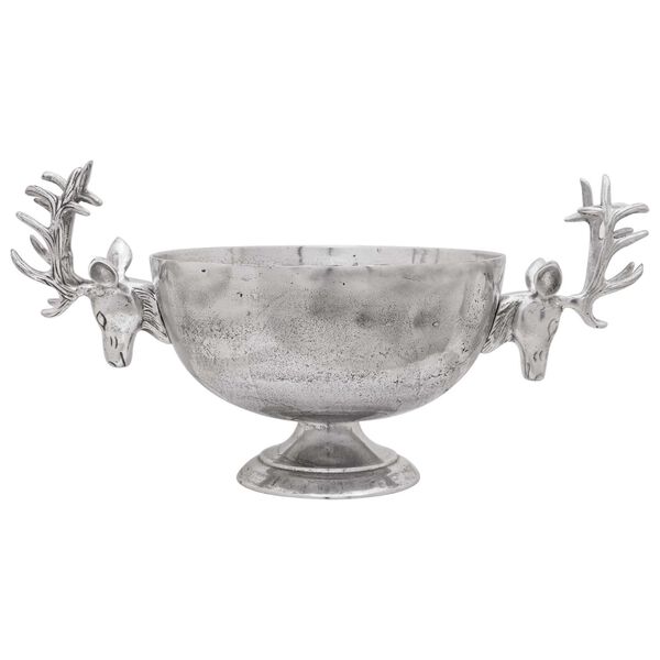 vidaXL Kop Zilver 62 x 35 x 33 cm Aluminium