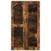 vidaXL Dressoir Gerookt eiken 59 x 35 x 100,5 cm Bewerkt hout