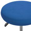 vidaXL Massagekruk fluweel blauw