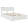vidaXL Bedframe met hoofdeinde met lade Wit 140 x 200 cm Bewerkt hout