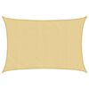 vidaXL Zonnezeil 5x4 m 100% polyester oxford zandkleurig