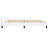 vidaXL Bedframe met hoofdeinde zonder matras 200x200 cm wit