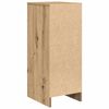 vidaXL Dressoir 29,5x34x76 cm bewerkt hout artisanaal eikenkleur