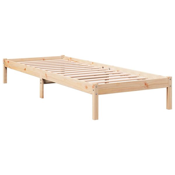 vidaXL Bedframe extra lang zonder matras massief grenenhout 100x210 cm