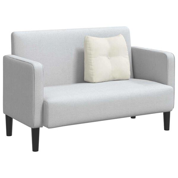 vidaXL Rugkussen Crème 45 x 24 x 50 cm Fluweel