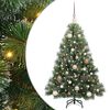 vidaXL Kunstkerstboom met 150 LED met standaard Groen 120 cm PE en PVC