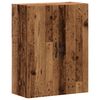 vidaXL Wandkast 69,5x34x90 cm bewerkt hout oud houtkleurig