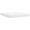 vidaXL Boxspring met matras kunstleer wit 180x200 cm