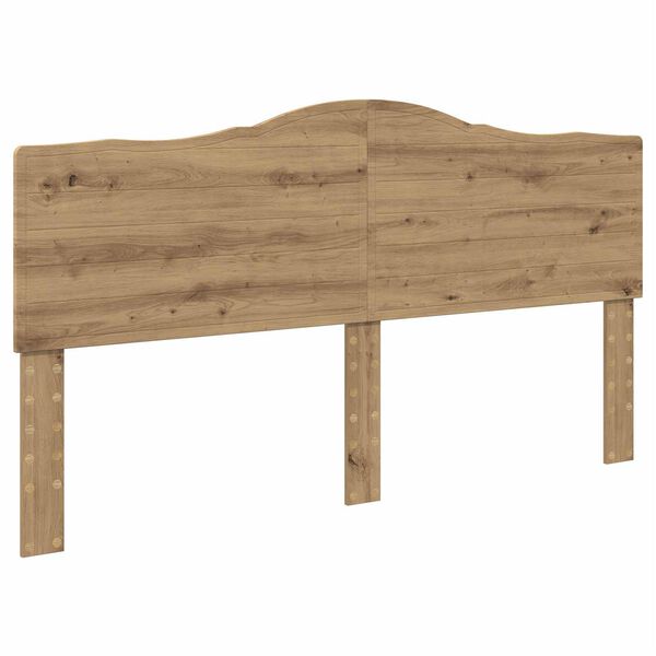 vidaXL Hoofdbord Artisan Eiken 200 cm Bewerkt hout