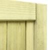 vidaXL Poort 100x100 cm ge&iuml;mpregneerd grenenhout
