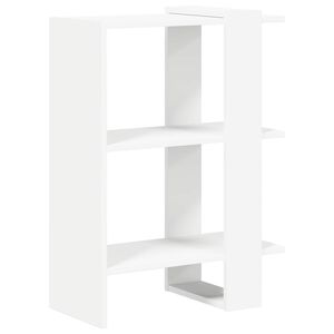 vidaXL Boekenkast Wit 52 x 25 x 71,5 cm Bewerkt hout