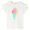 Kindershirt 116 ecru