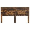 vidaXL Hoofdbord Gerookte Eik Geconstrueerd hout
