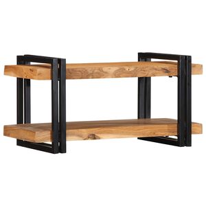 vidaXL Wandschap 70x33x35 cm massief acaciahout