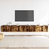 vidaXL 3-delige Tv-meubelset bewerkt hout gerookt eikenkleurig