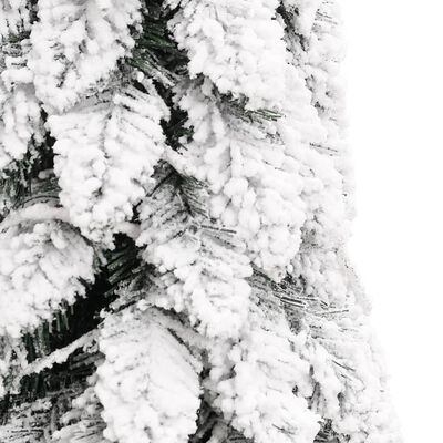 vidaXL Kunstkerstboom met verlichting en sneeuw 100 LED's 180 cm