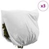 vidaXL Vorstbescherming Plantenfleece Covers 3 pcs Wit 2,5 x 3,14 m