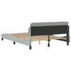 vidaXL Bedframe "Dover" 140x200 cm fluweel lichtgrijs