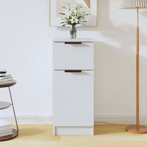 vidaXL Dressoir 30x30x70 cm bewerkt hout wit