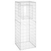 vidaXL Schanskorf paal 50x50x140 cm ijzer