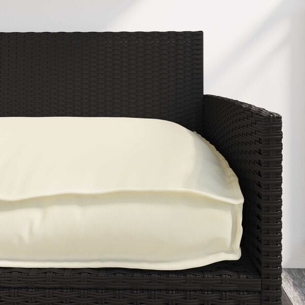 vidaXL Pallet Kussen Set 2 pcs Crème 100 x 40 x 8 cm Oxford stof