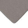 vidaXL Zitkussens 4 pcs Taupe 40 x 40 x 3 cm Stof