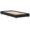 vidaXL Bedframe zonder matras 75x190 cm spaanplaat zwart