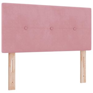 vidaXL Hoofdbord Roze 80 cm Fluweel