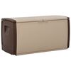 vidaXL Opbergbox 122x56x63 cm beige en bruin