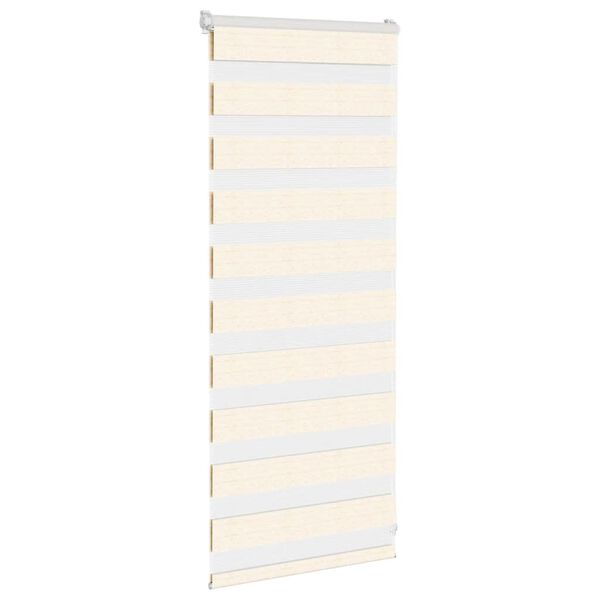 vidaXL Zebra rolgordijn 60x100 cm stofbreedte marmerbeige 55,9 cm