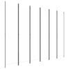 vidaXL Kamerscherm met 6 panelen 300x220 cm stof wit