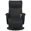 vidaXL Massage Recliner Stoel Zwart 71 x 90 x 105 cm Nep Leer