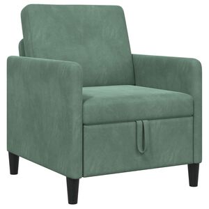 vidaXL Bank met opslag Zeegroen 72 x 78 x 87 cm Polyester
