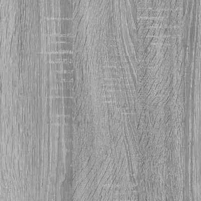 vidaXL Boekenkast 40x33x100 cm hout en staal grijs sonoma eikenkleur