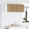 vidaXL Hangkast 2 pcs Ambachtelijke Eik en Wit 50 x 31 x 40 cm