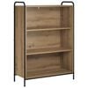 vidaXL Boekenkast 55,5 x 33 x 174 cm Bewerkt hout Artisanaal eiken