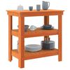 vidaXL Werkbank Wasbruin 78,5 x 50 x 80 cm Massief grenenhout