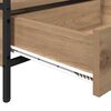 vidaXL Salontafel with Drawer artisanaal eikenkleurig 100 x 51 x 45 cm