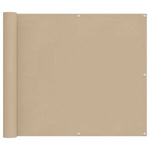 vidaXL Balkon Scherm 90 x 200 cm PU gecoat oxford alu Rechthoekig