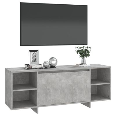 vidaXL Tv-meubel 130x35x50 cm spaanplaat betongrijs